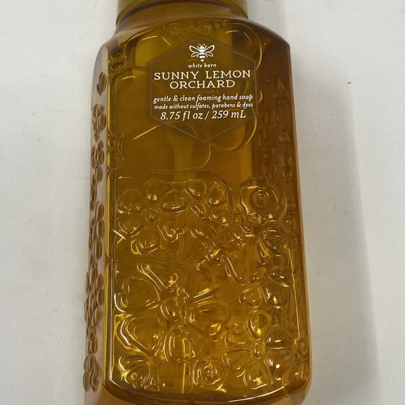 Bath & Body Works Sunny Lemon Orchard Gentle Foaming Hand Soap 8.75 Ounce - Picture 4 of 4